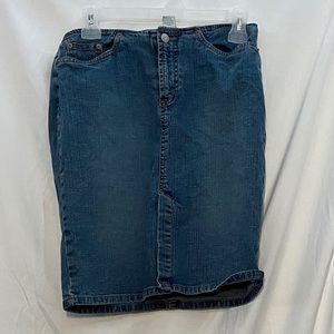 jean skirt